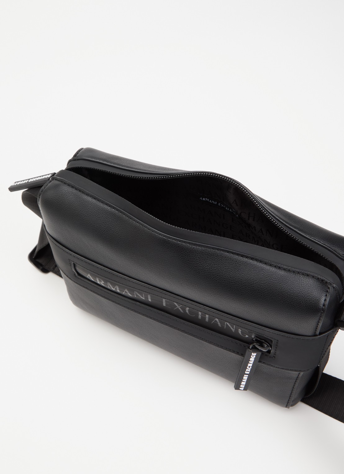 Armani Crossbodytas met logo - detail 3 zwart