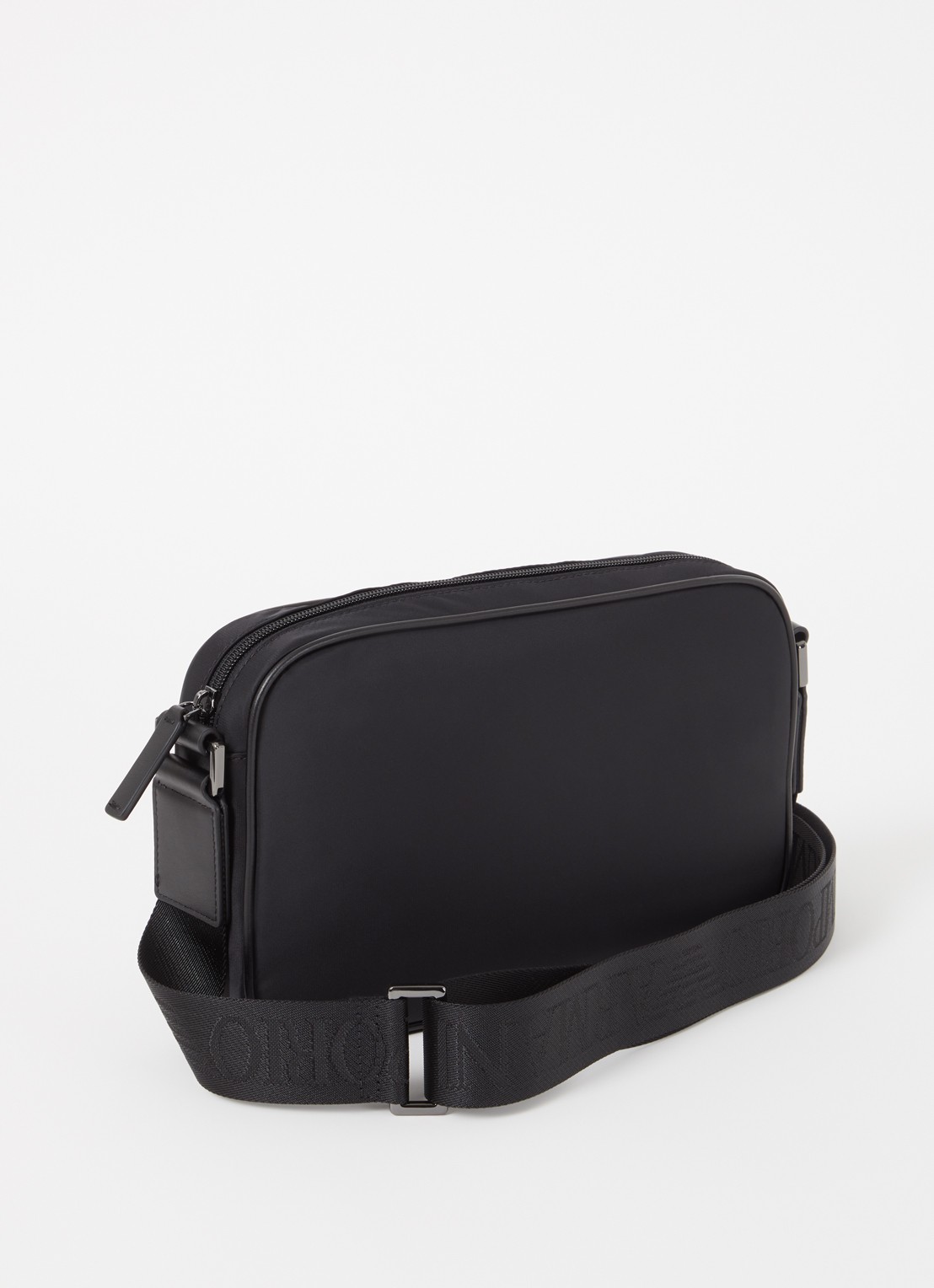 Armani Crossbodytas met logo - achterkant 4 zwart
