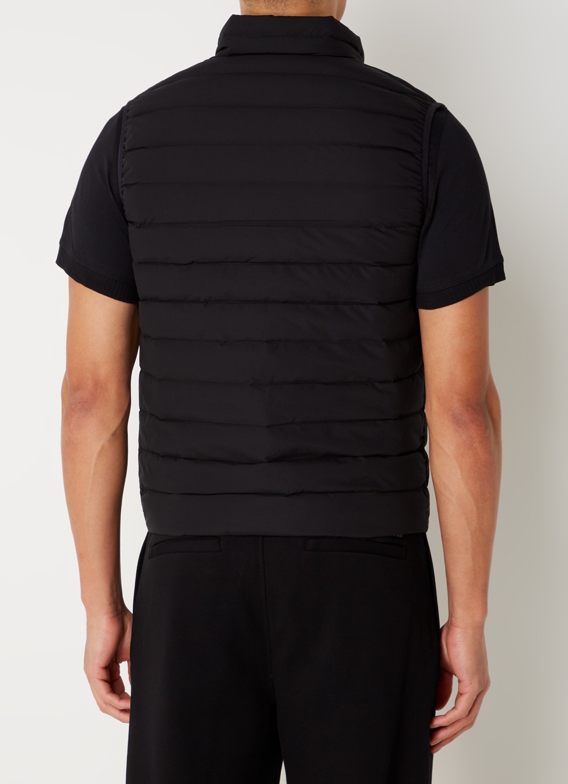 Armani DOWN WAISTCOAT - achterkant zwart