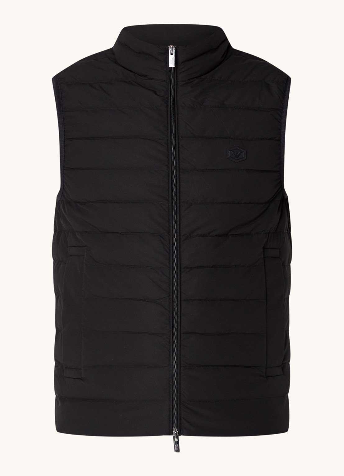 Armani DOWN WAISTCOAT - voorkant 2 zwart