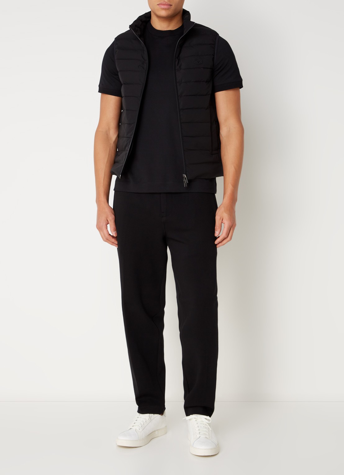 Armani DOWN WAISTCOAT - voorkant 3 zwart