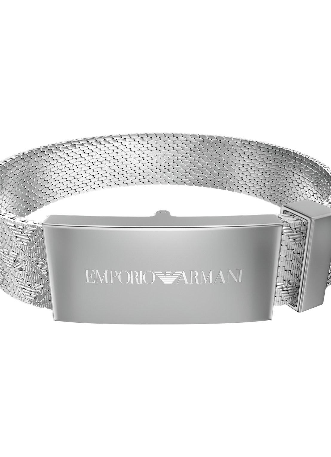 Armani Eagle Logo armband EGS3363040 - detail zilver