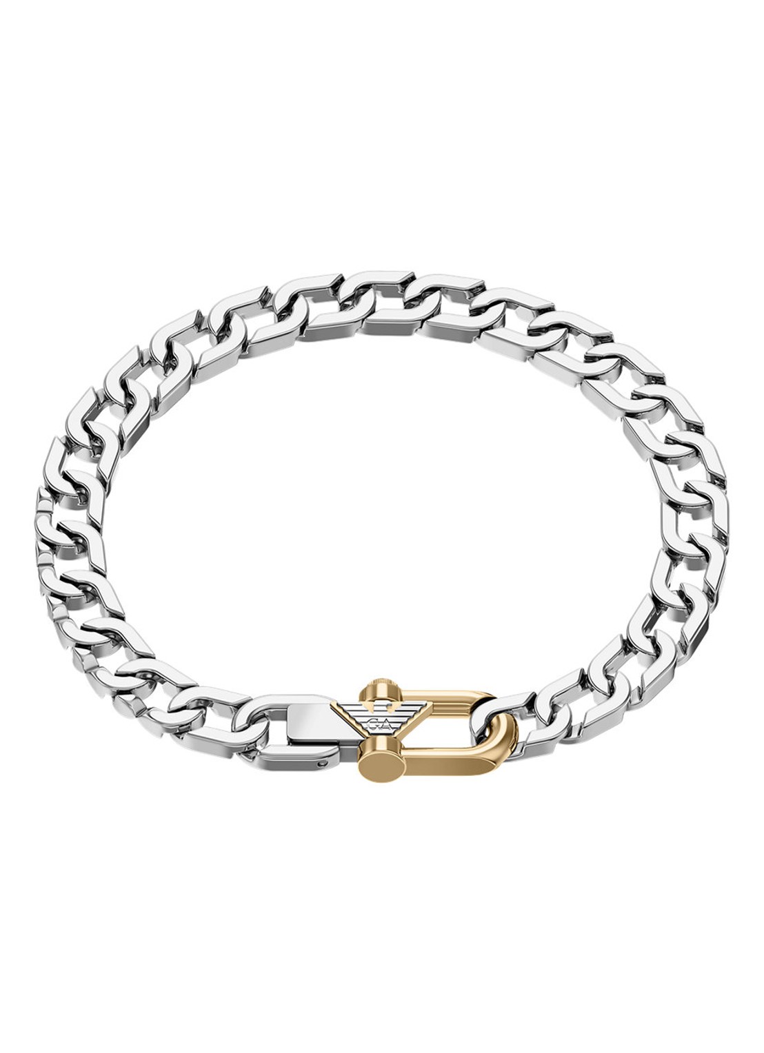 Armani Eagle Logo armband EGS3370040 - detail zilver