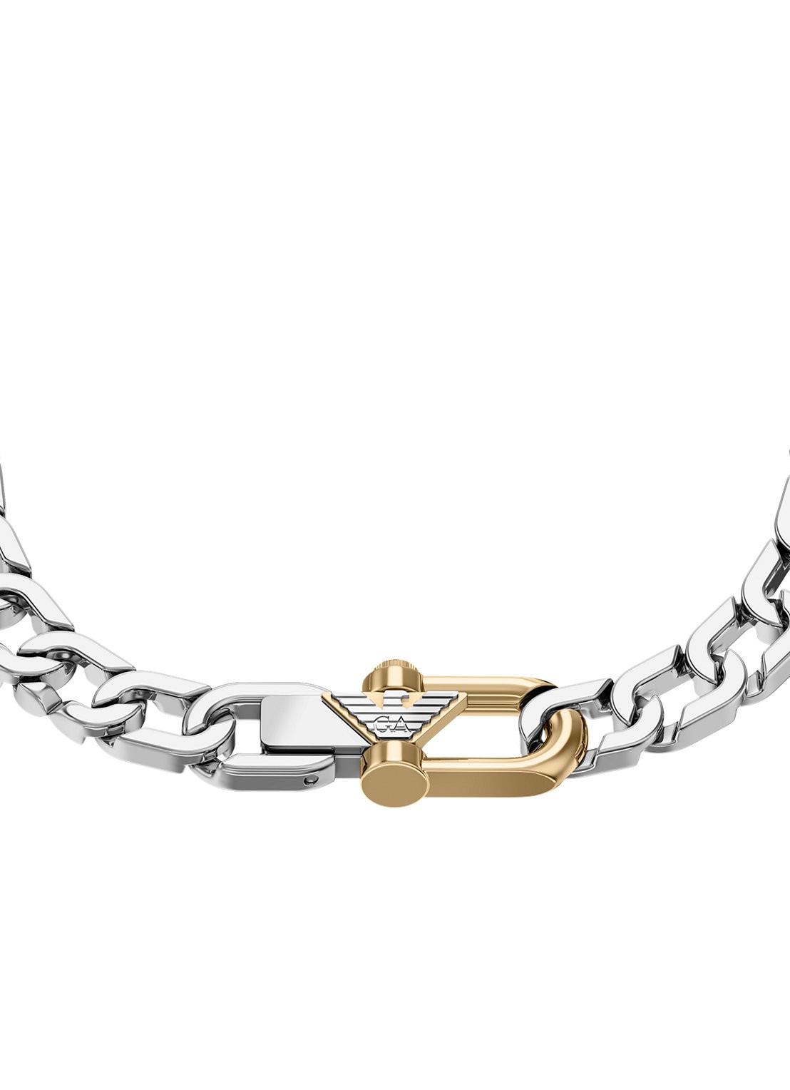 Armani Eagle Logo armband EGS3370040 - voorkant 3 zilver