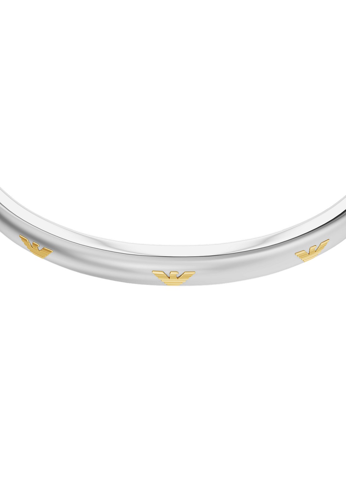 Armani Eagle Logo bangle EGS3374040 - detail 2 zilver
