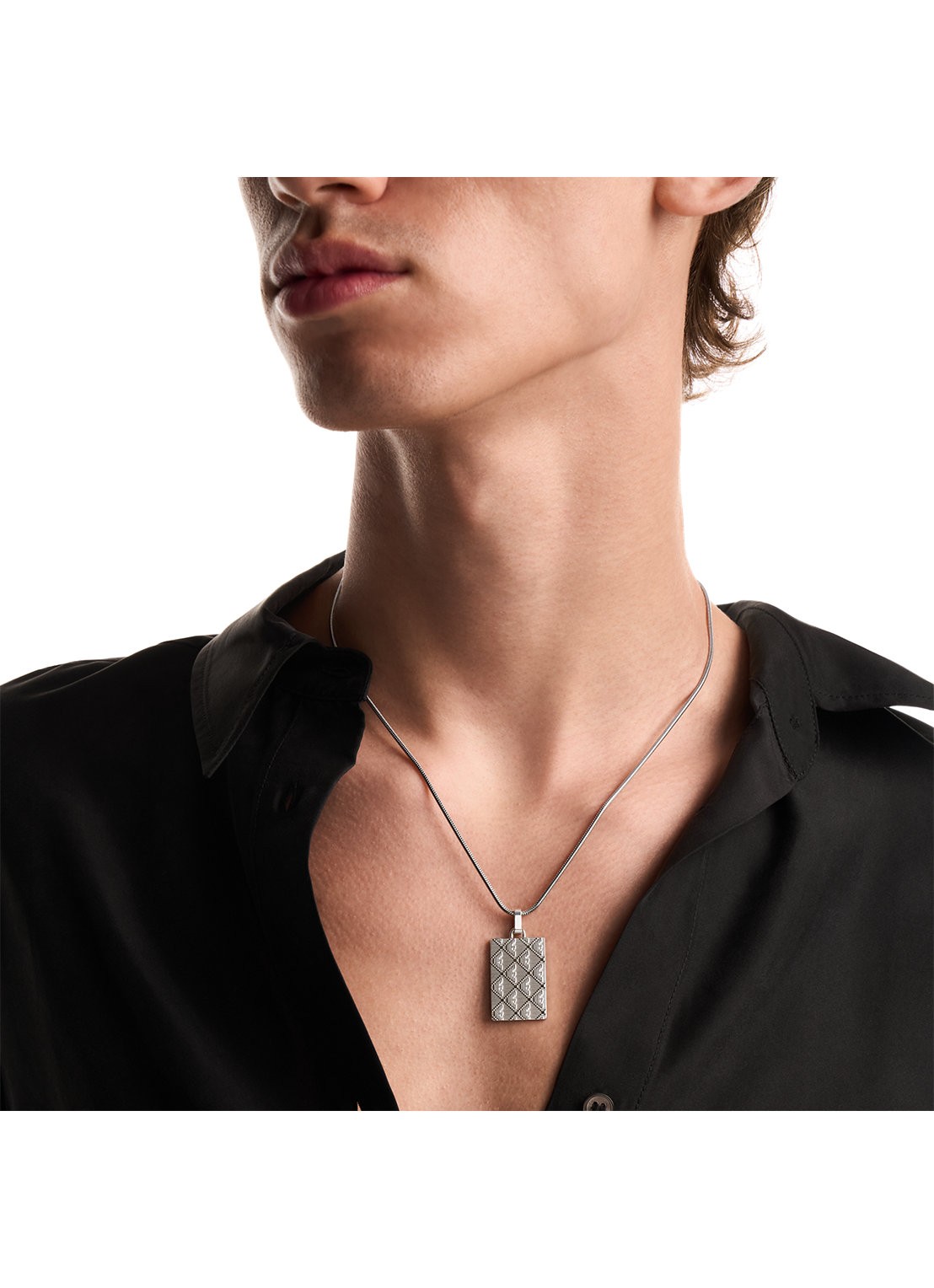 Armani Eagle Logo ketting EGS3362040 - detail 3 zilver