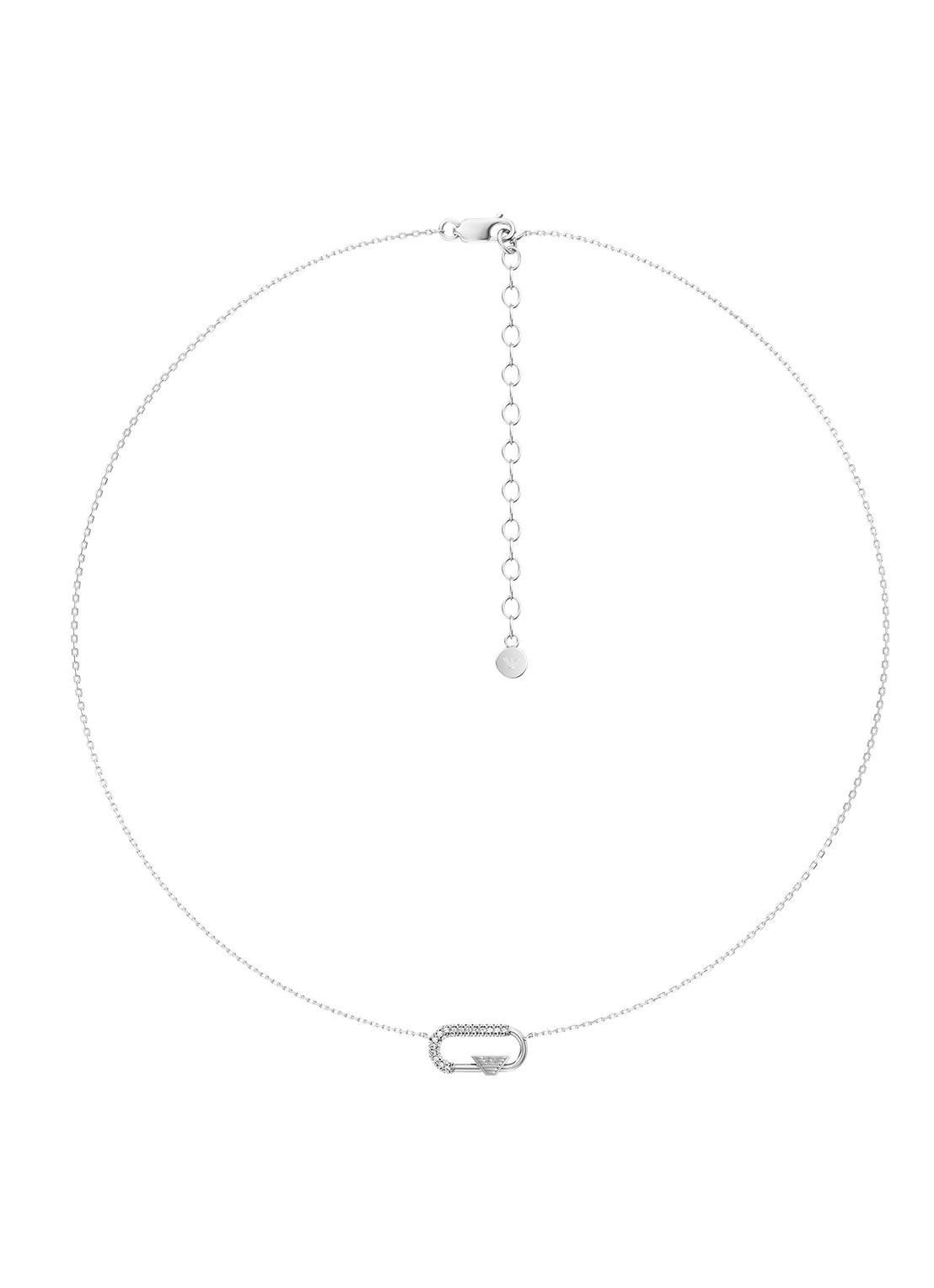 Armani Eagle Logo ketting EGS3401040 - detail 2 zilver