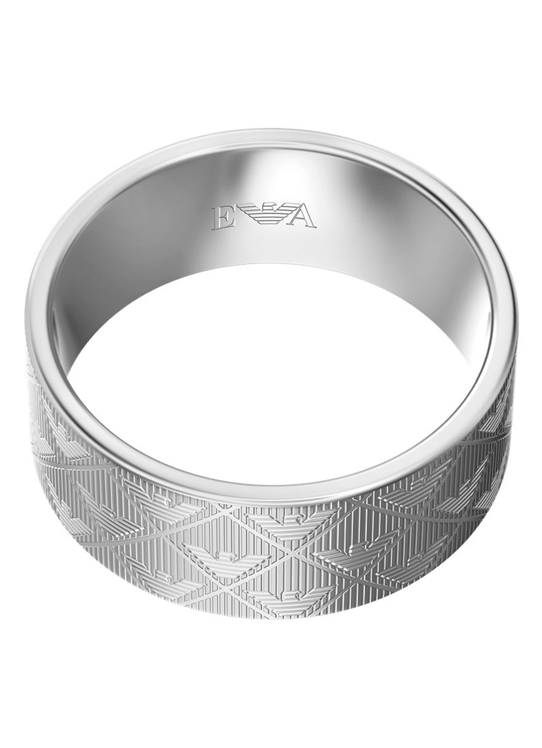 Armani Eagle Logo ring EGS3361040 - detail 2 zilver