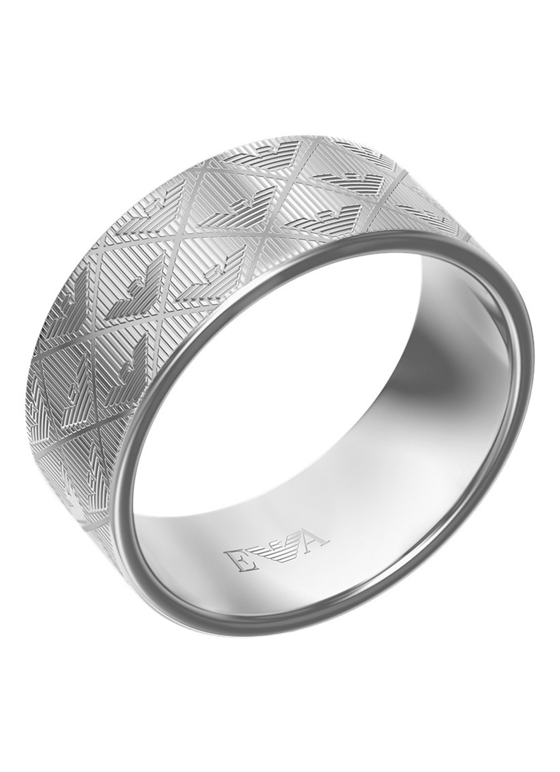Armani Eagle Logo ring EGS3361040 - detail 3 zilver
