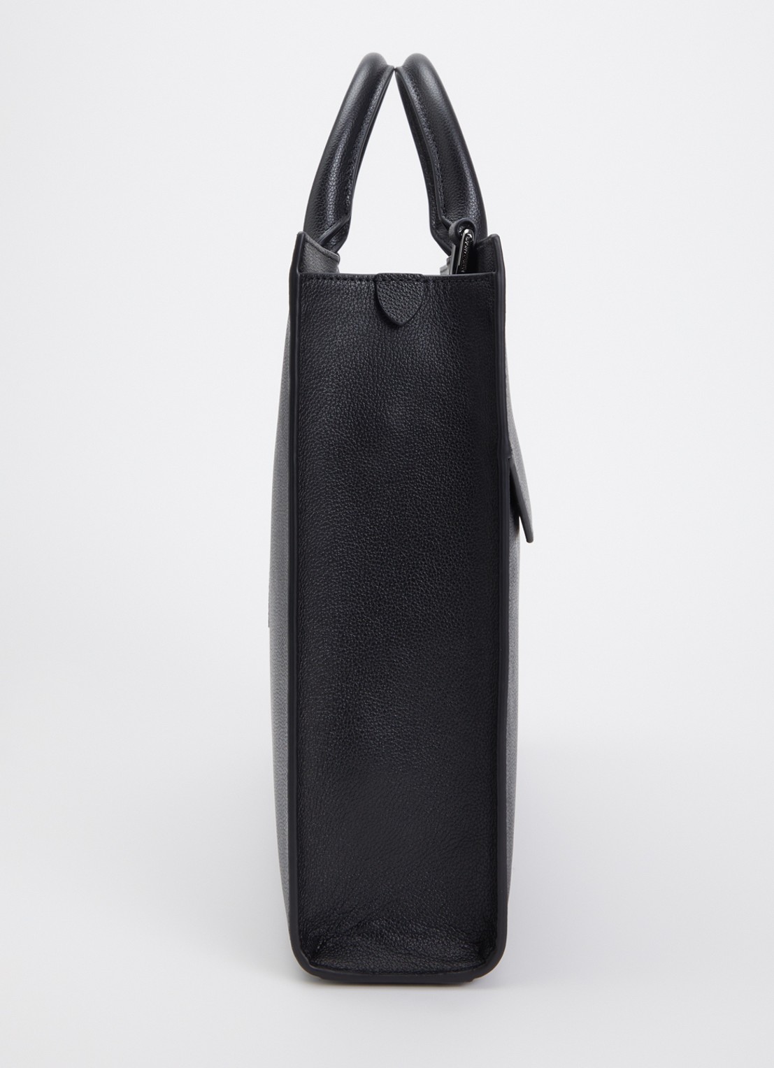 Armani Handtas van leer met afneembare schouderriem - detail 4 zwart