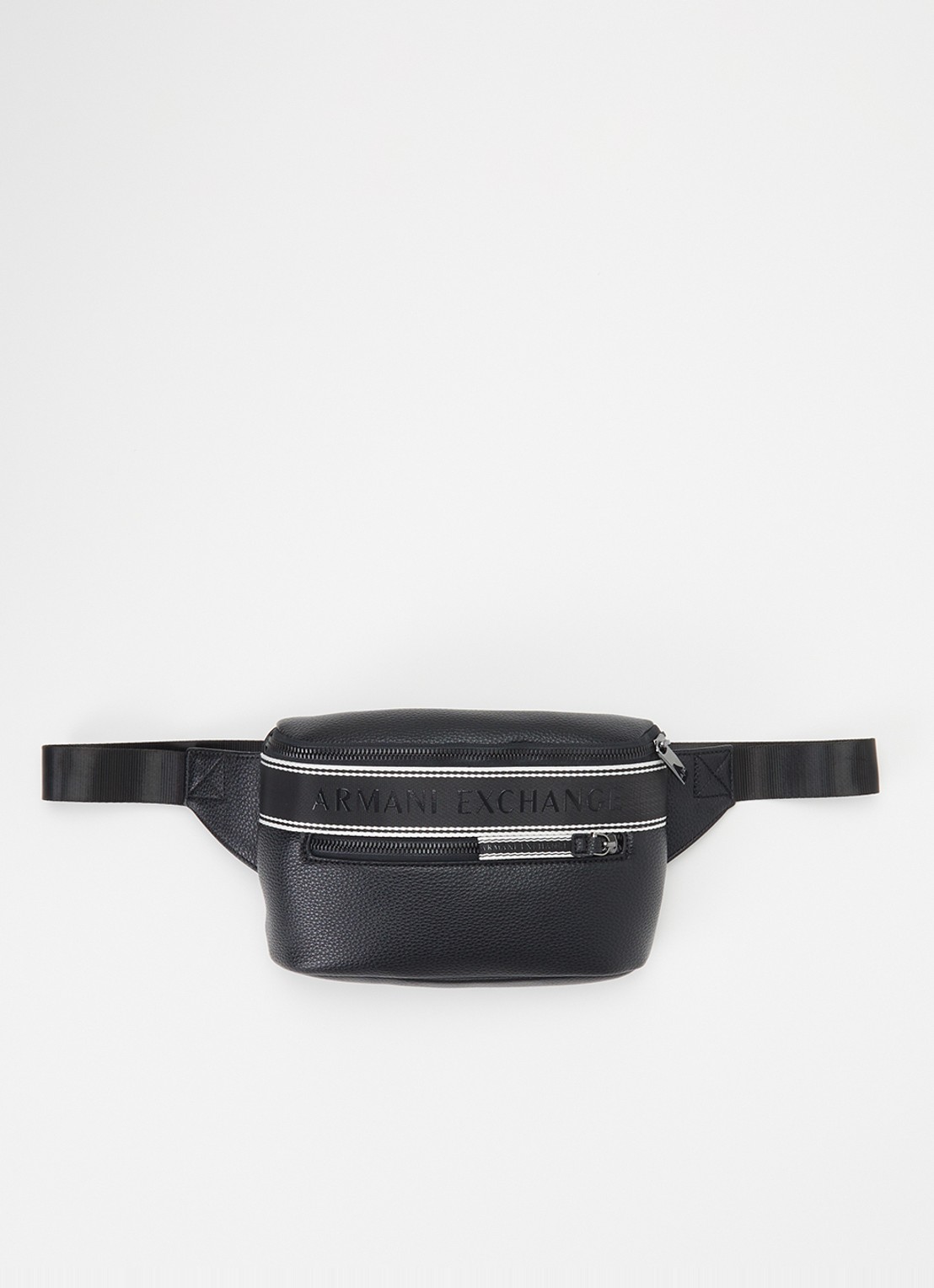 Armani Heuptas met logo  - voorkant zwart