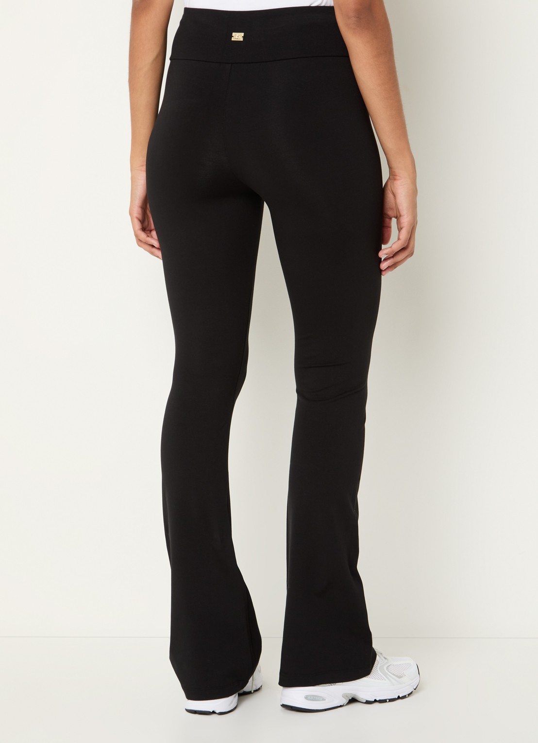 Armani High waist trainingslegging met logo - achterkant 5 zwart