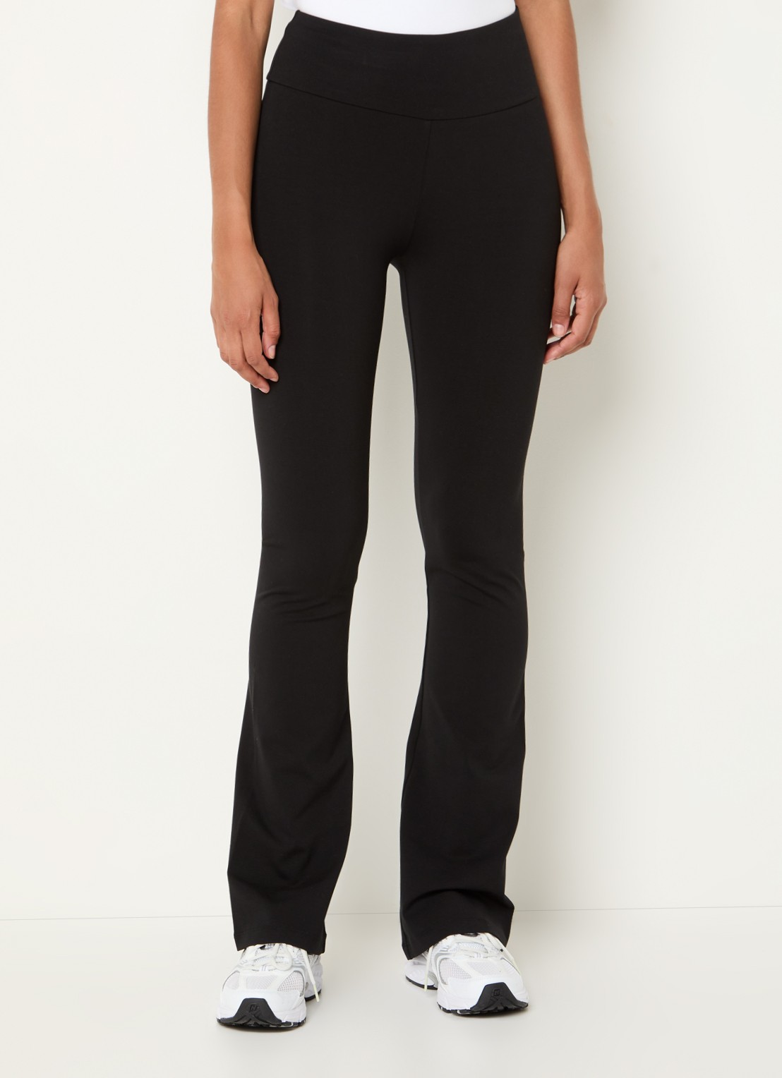 Armani High waist trainingslegging met logo - detail zwart