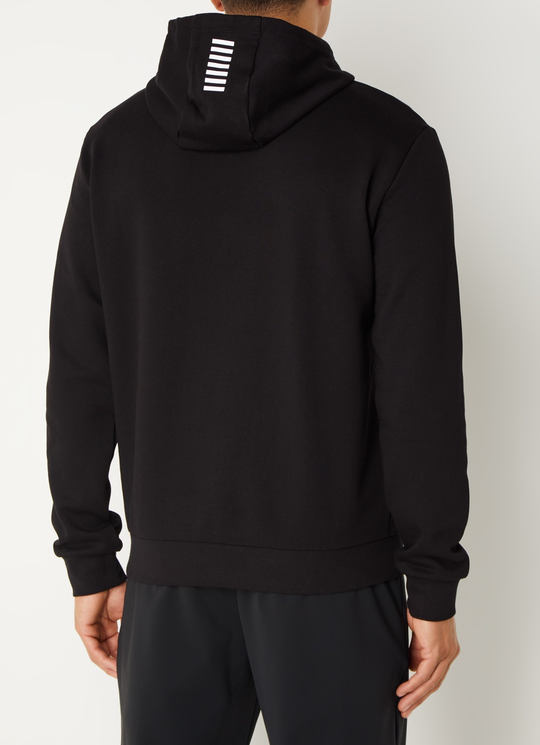 Armani Hoodie met logo - achterkant 3 zwart