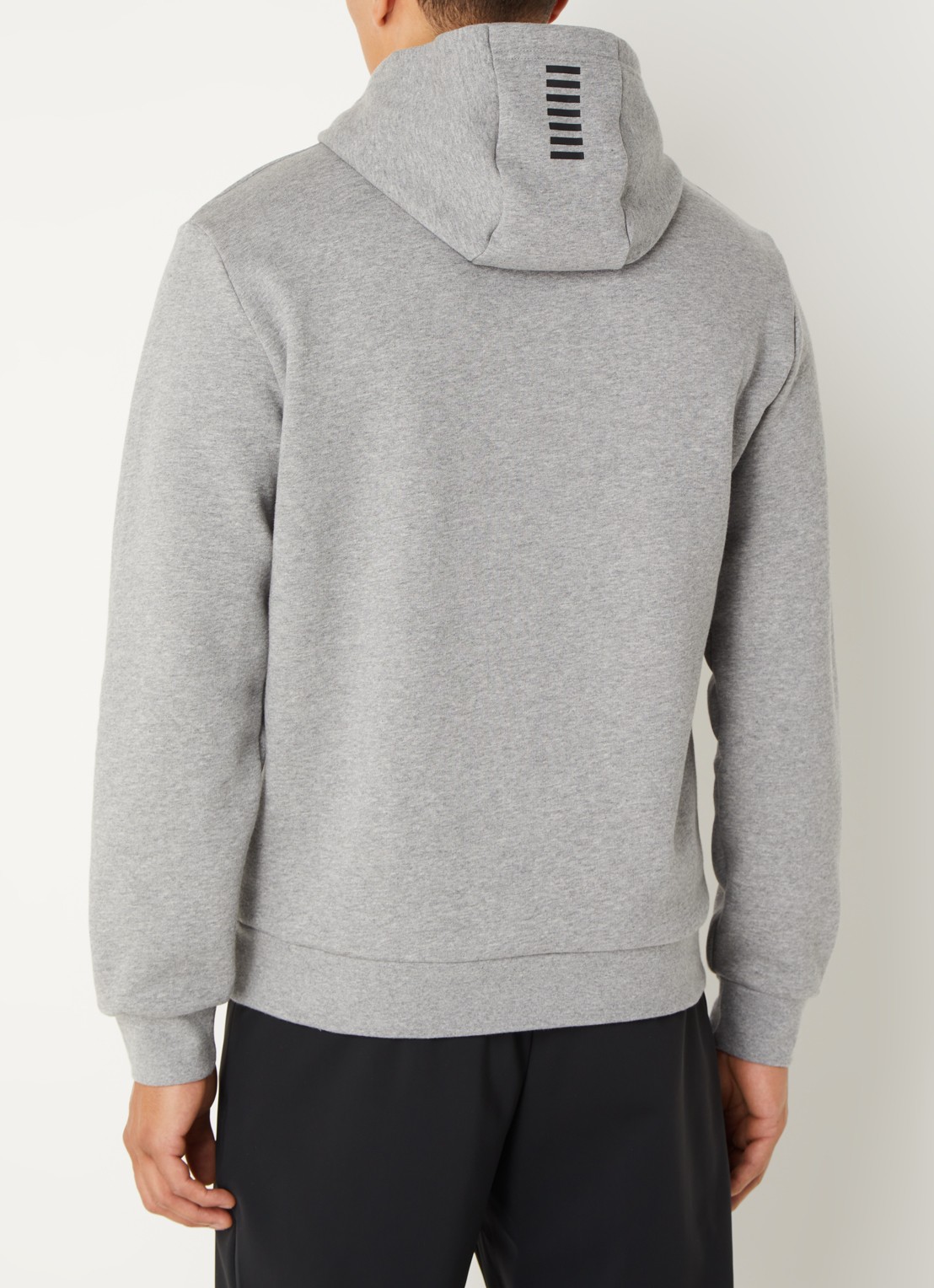 Armani Hoodie met logo - achterkant 5 grijsmele