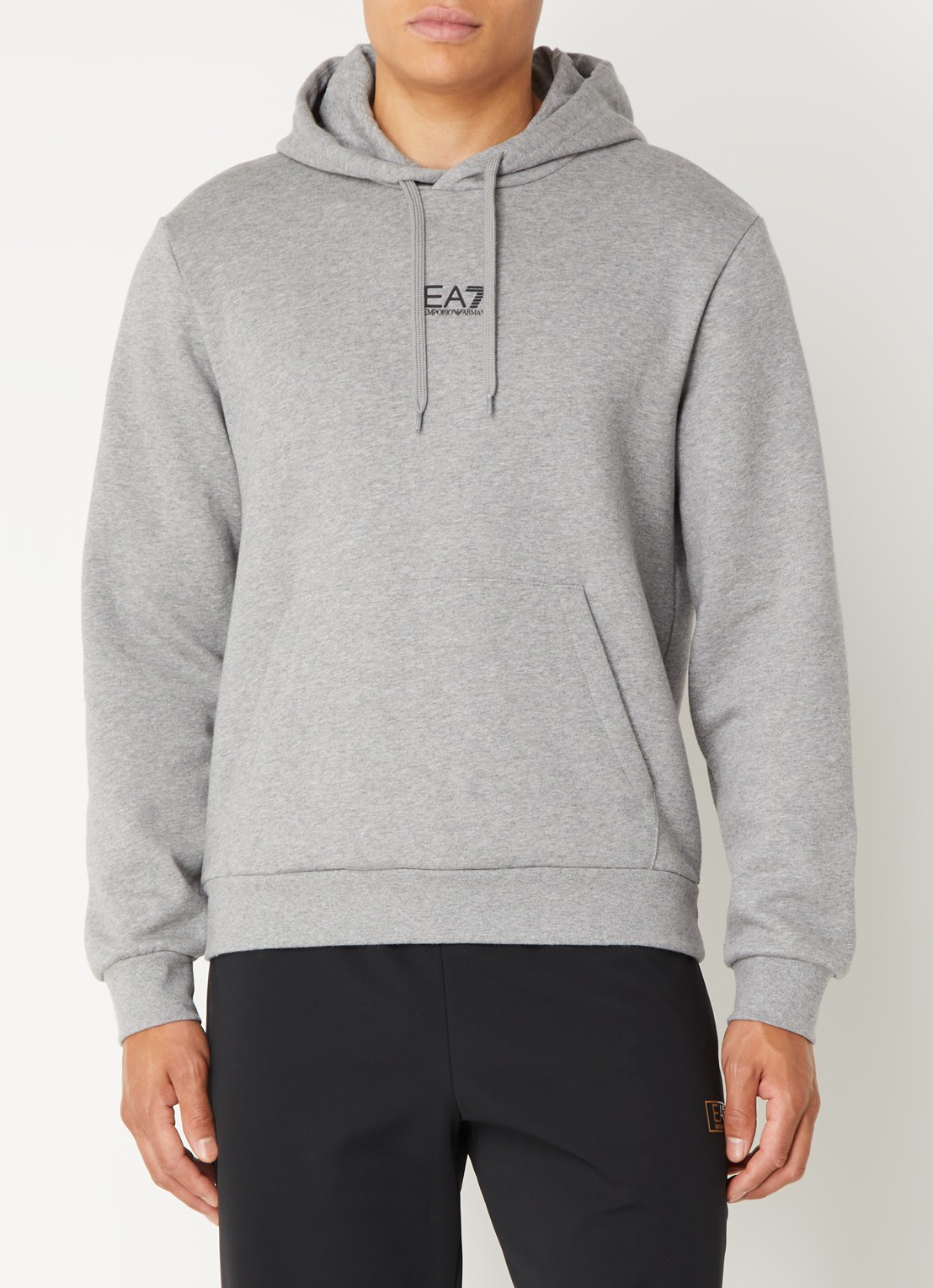 Armani Hoodie met logo - detail 3 grijsmele