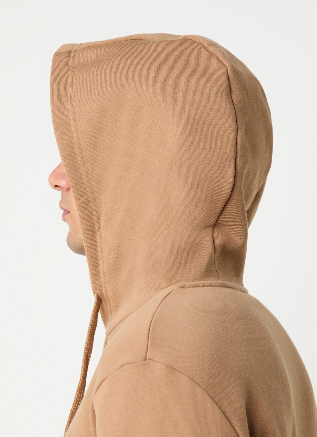 Armani Hoodie met logo - detail 2 camel