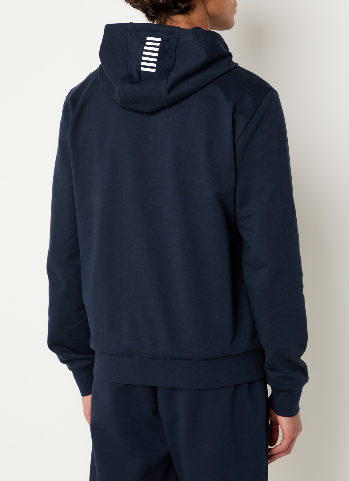 Armani Hoodie met logo - achterkant 3 donkerblauw