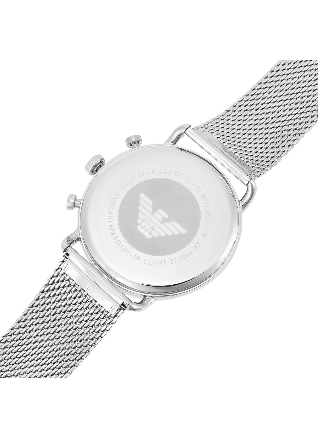 Armani Horloge AR11104 - detail 3 zilver