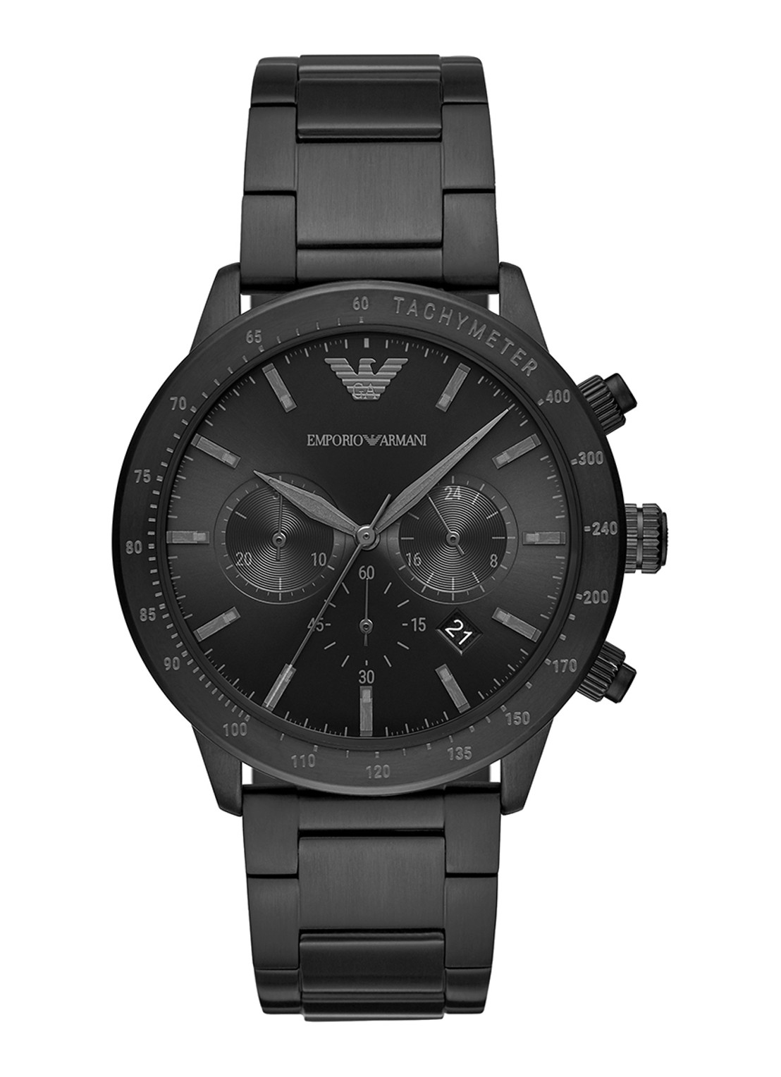 Armani Horloge AR11242 - voorkant zwart