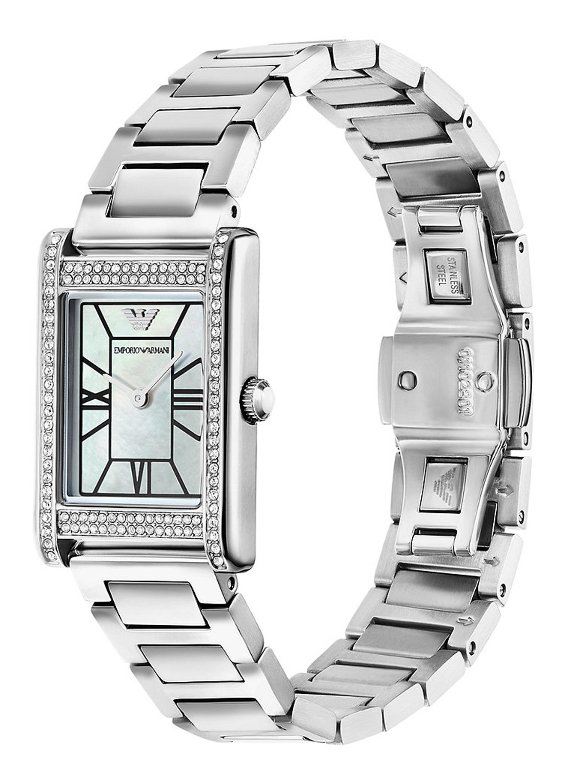 Armani Horloge AR11625 - detail 4 zilver