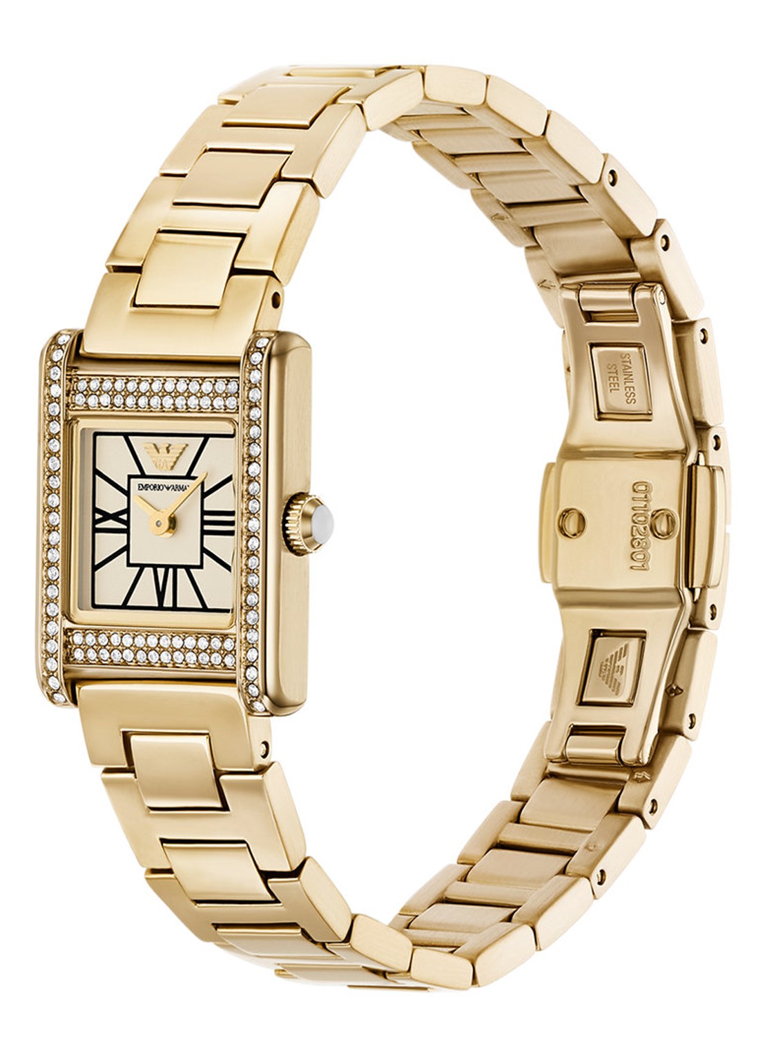 Armani Horloge AR11663 - detail 4 goud