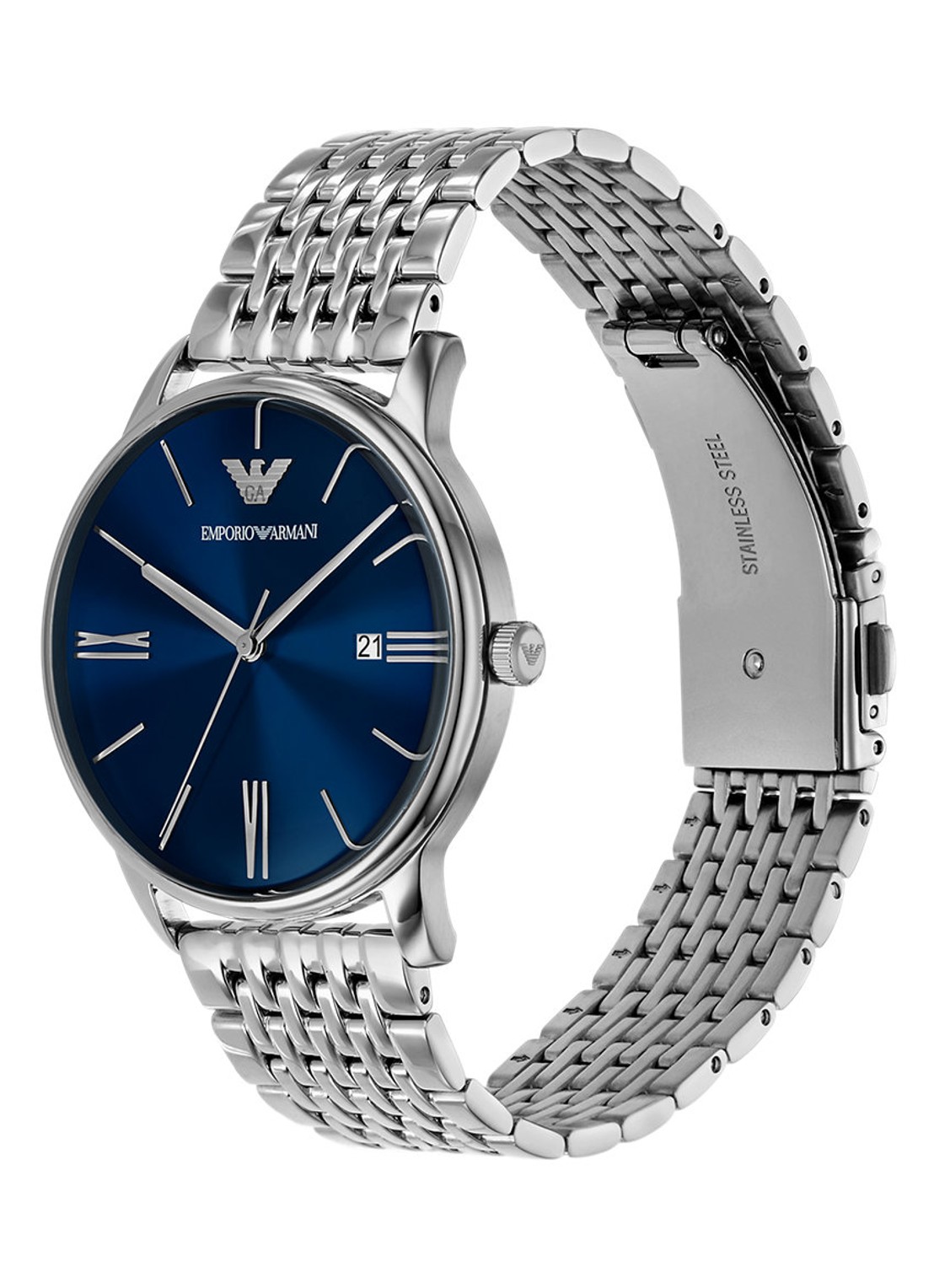 Armani Horloge AR11674 - detail 4 zilver
