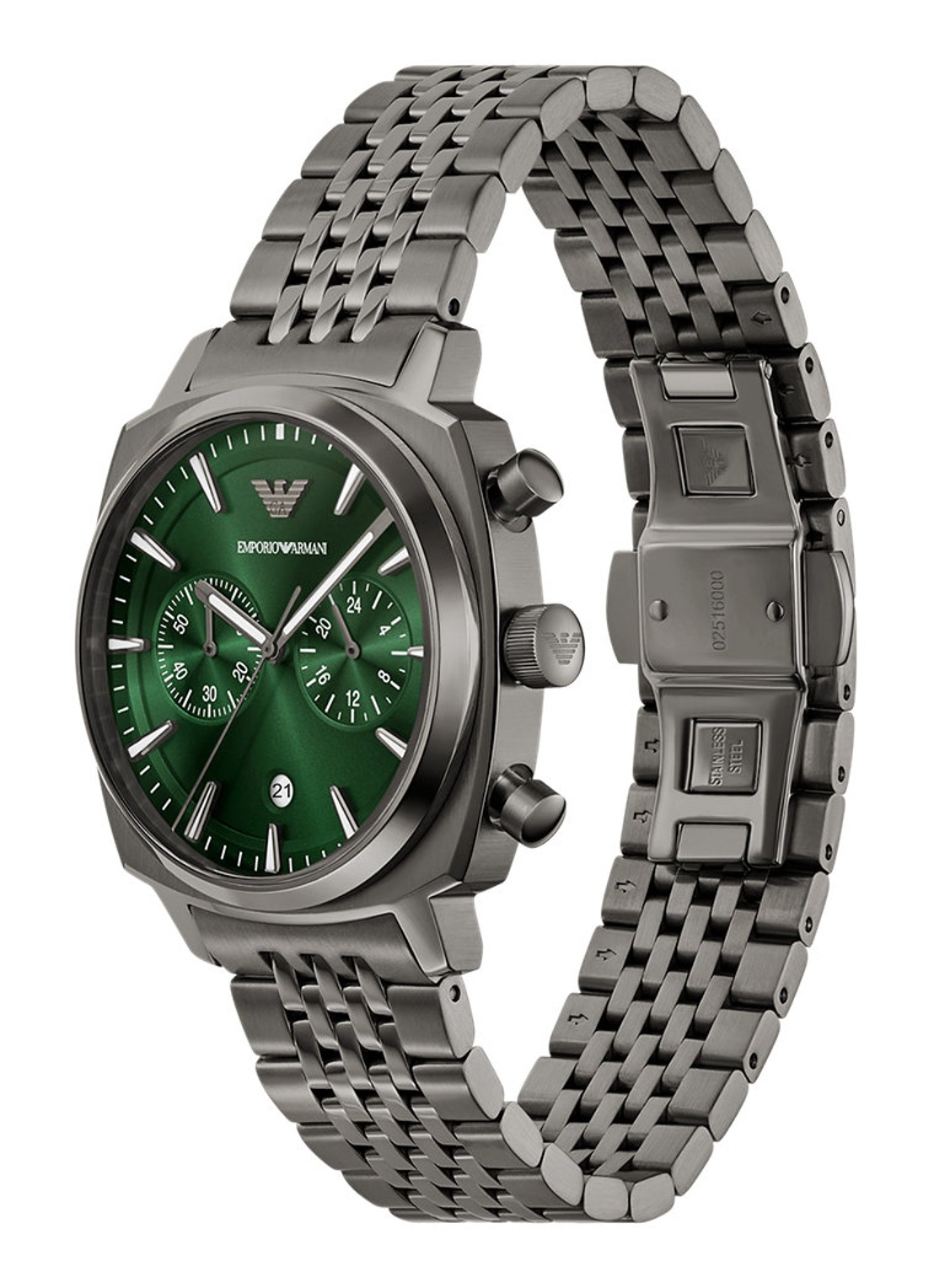 Armani Horloge AR11689 - detail 3 antraciet