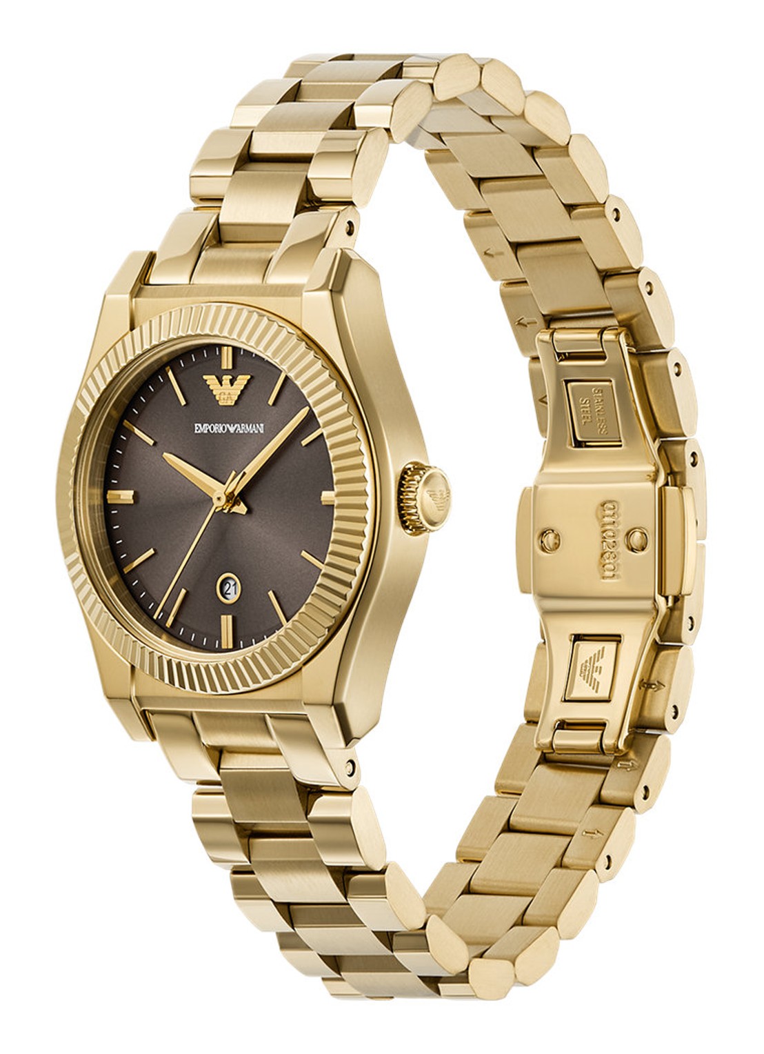 Armani Horloge AR11700 - detail 3 goud