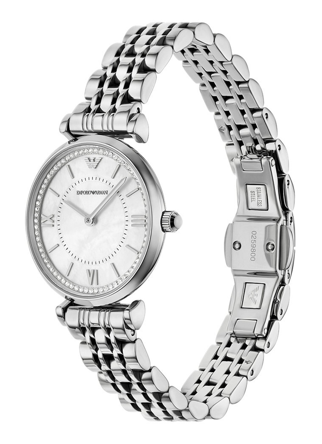 Armani Horloge AR11701 - detail 4 zilver