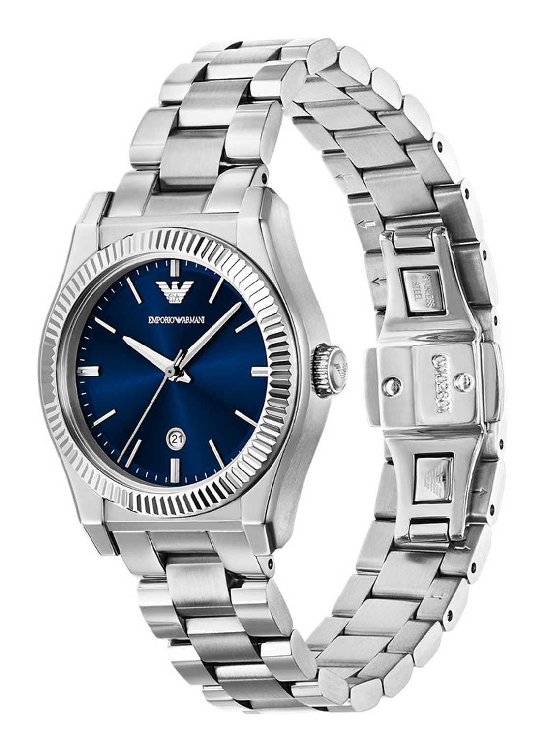 Armani Horloge AR11717 - detail 4 zilver