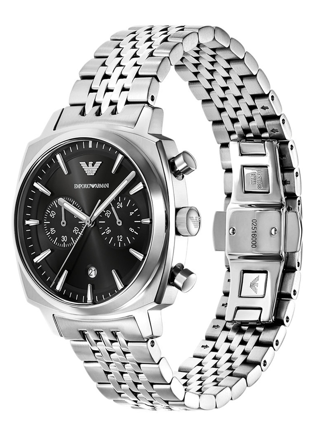 Armani Horloge AR11725 - detail 4 zilver