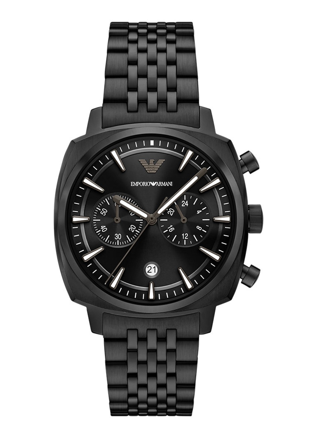 Armani Horloge AR11727 - voorkant zwart