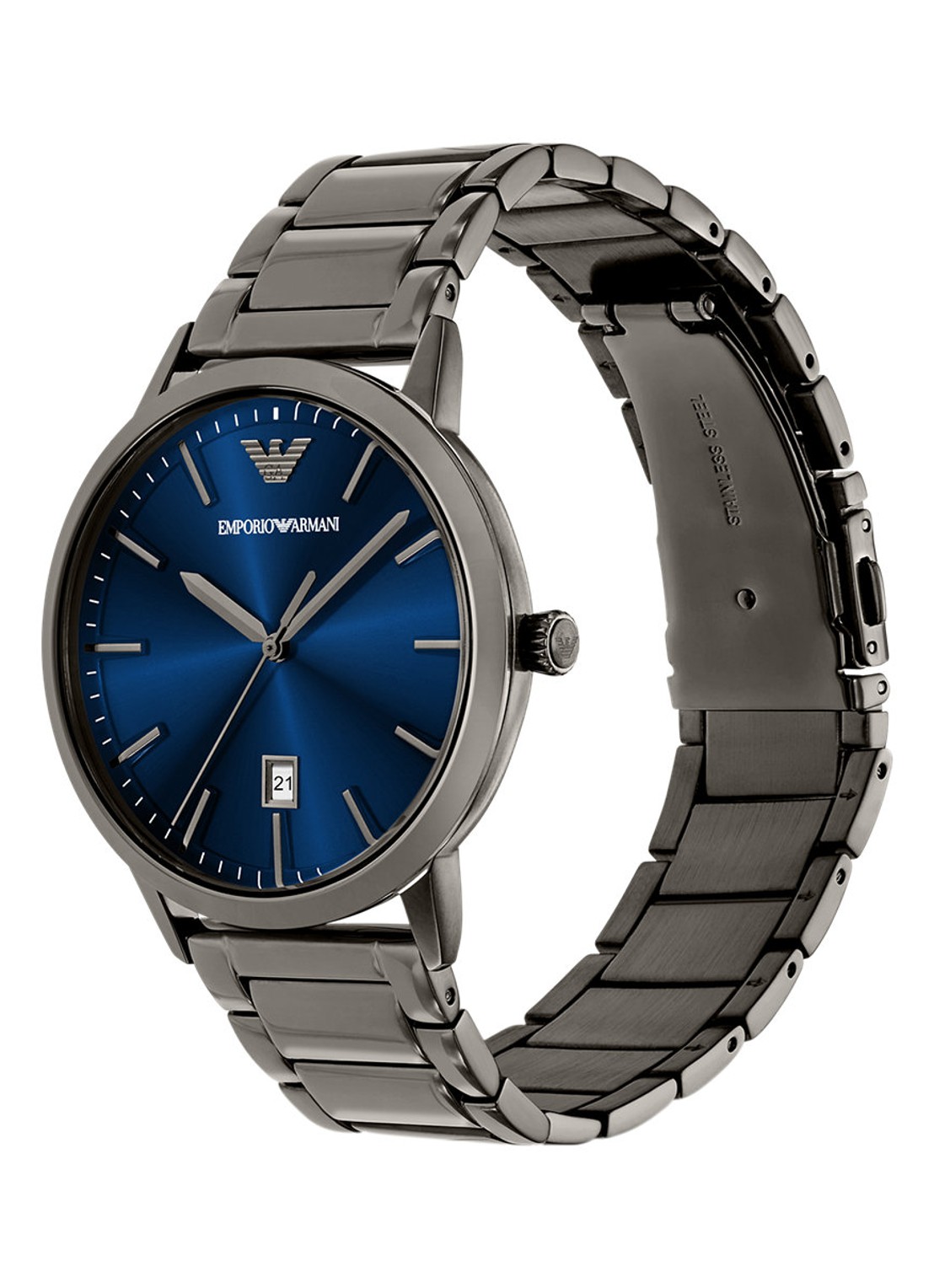 Armani Horloge AR11731 - detail 3 antraciet