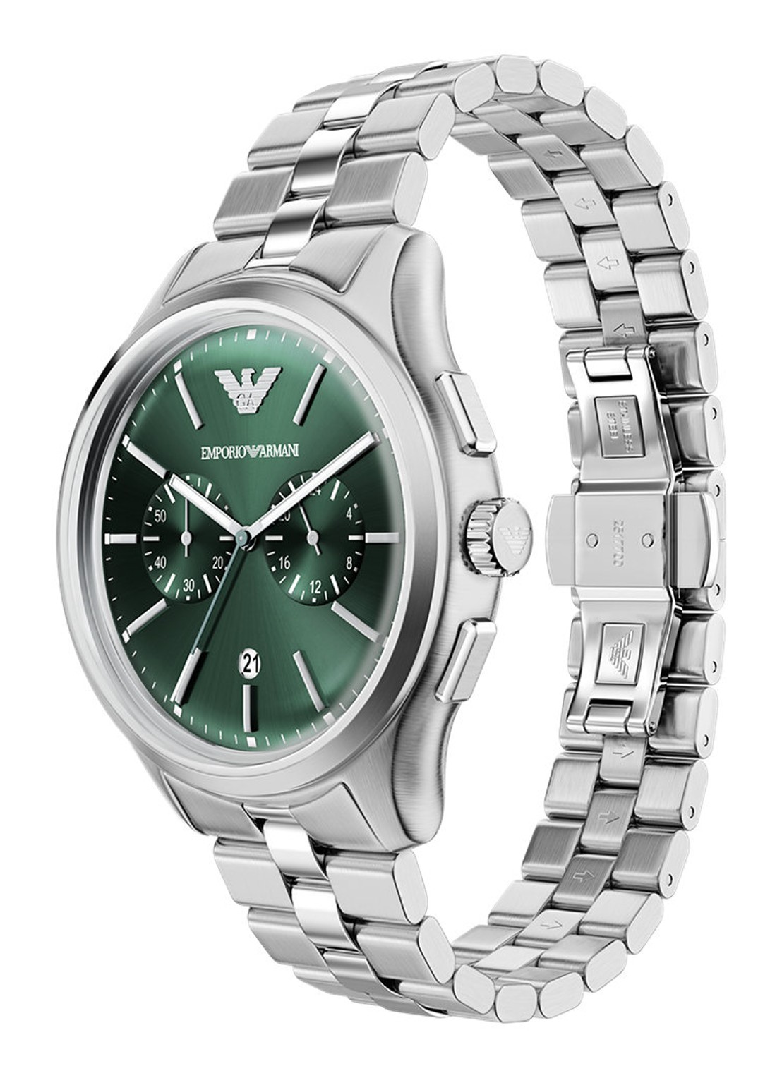Armani Horloge AR11746 - detail 5 zilver