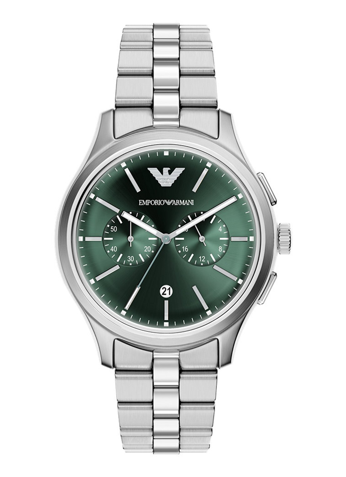 Armani Horloge AR11746 - voorkant zilver