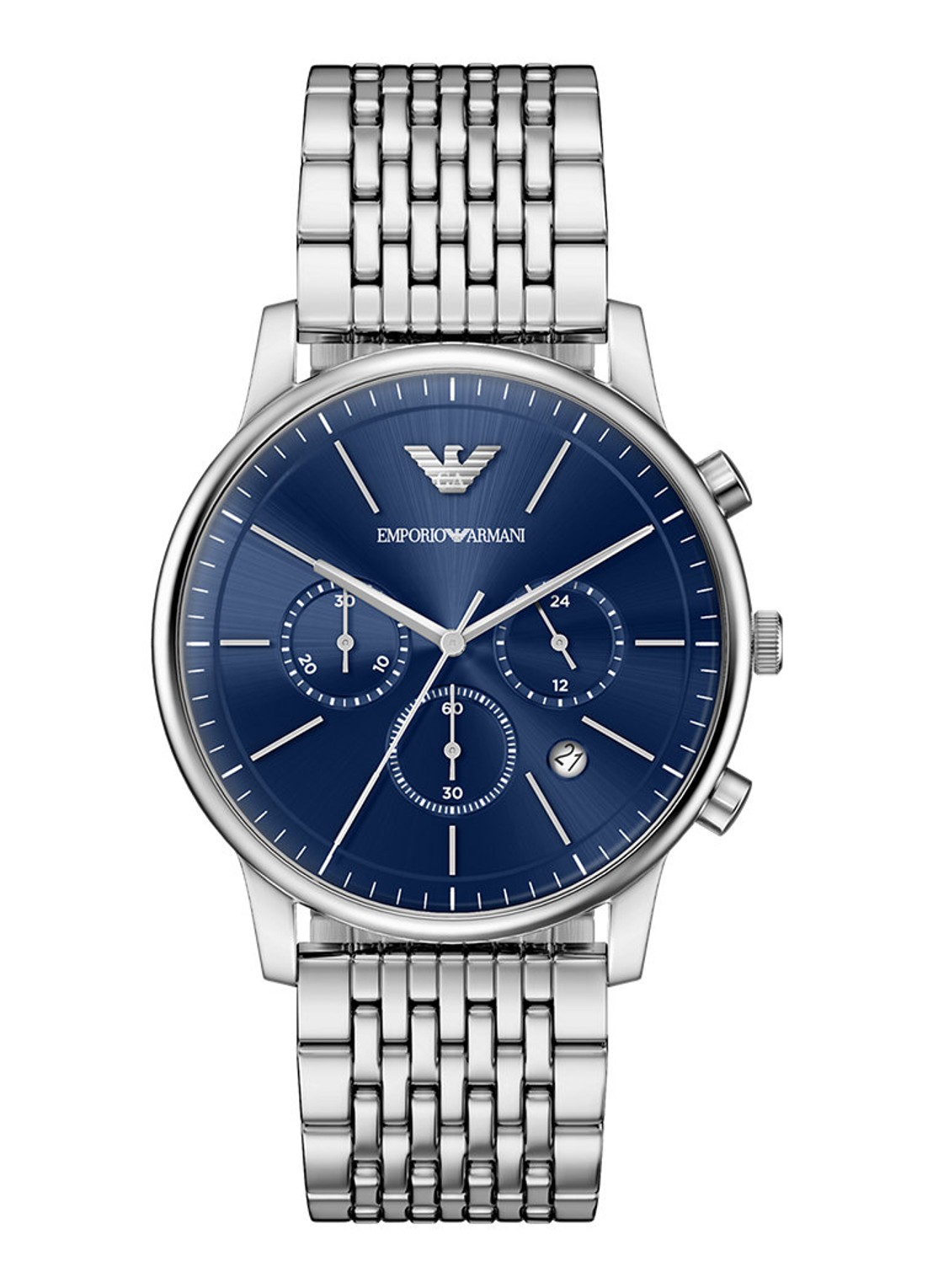 Armani Horloge AR11771 - voorkant zilver
