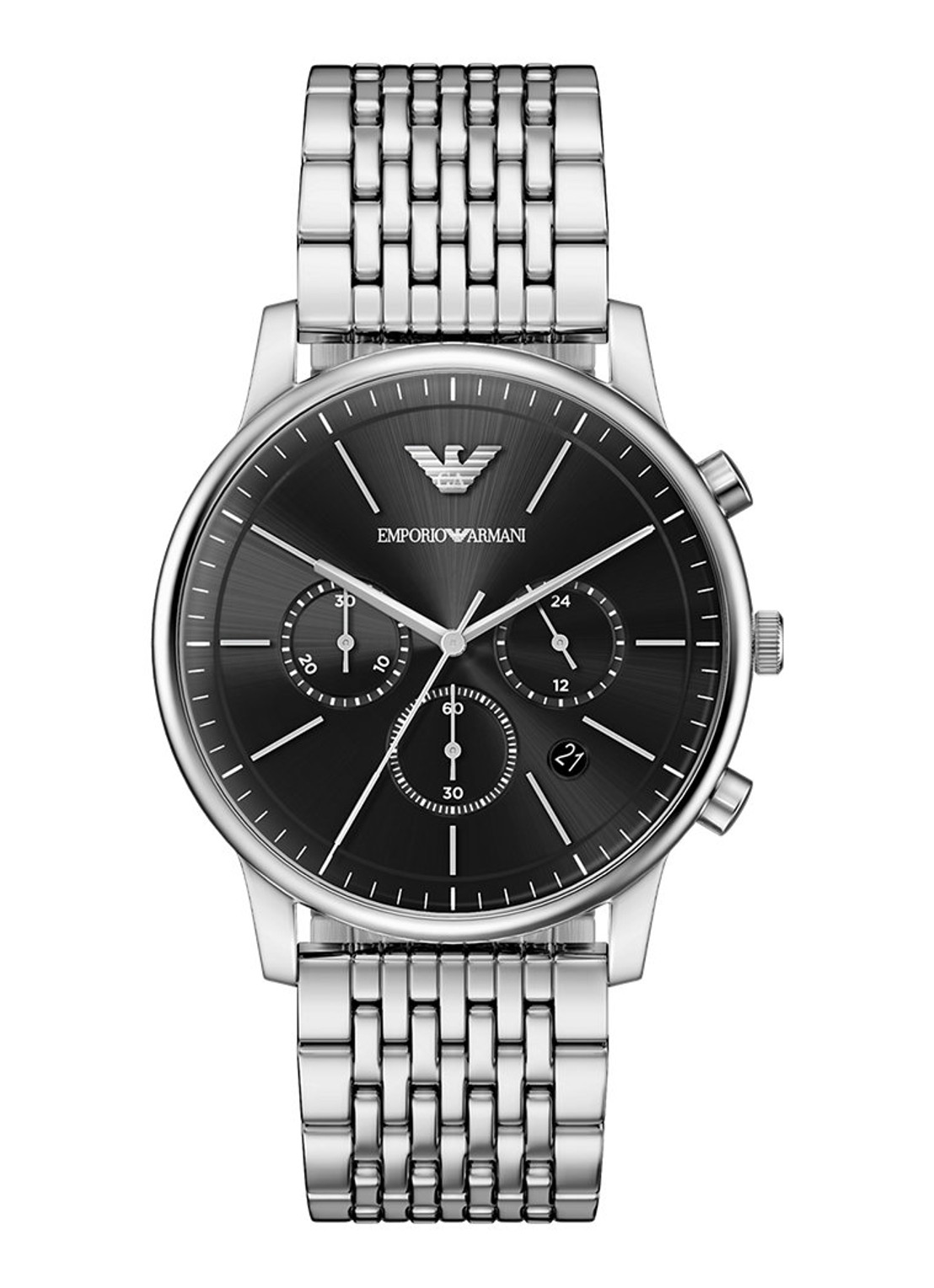 Armani Horloge AR11772 - voorkant zilver