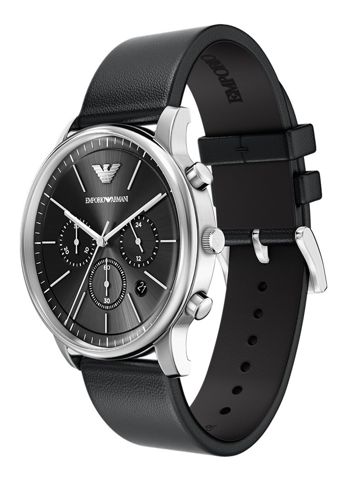 Armani Horloge AR11774 - detail 5 zilver