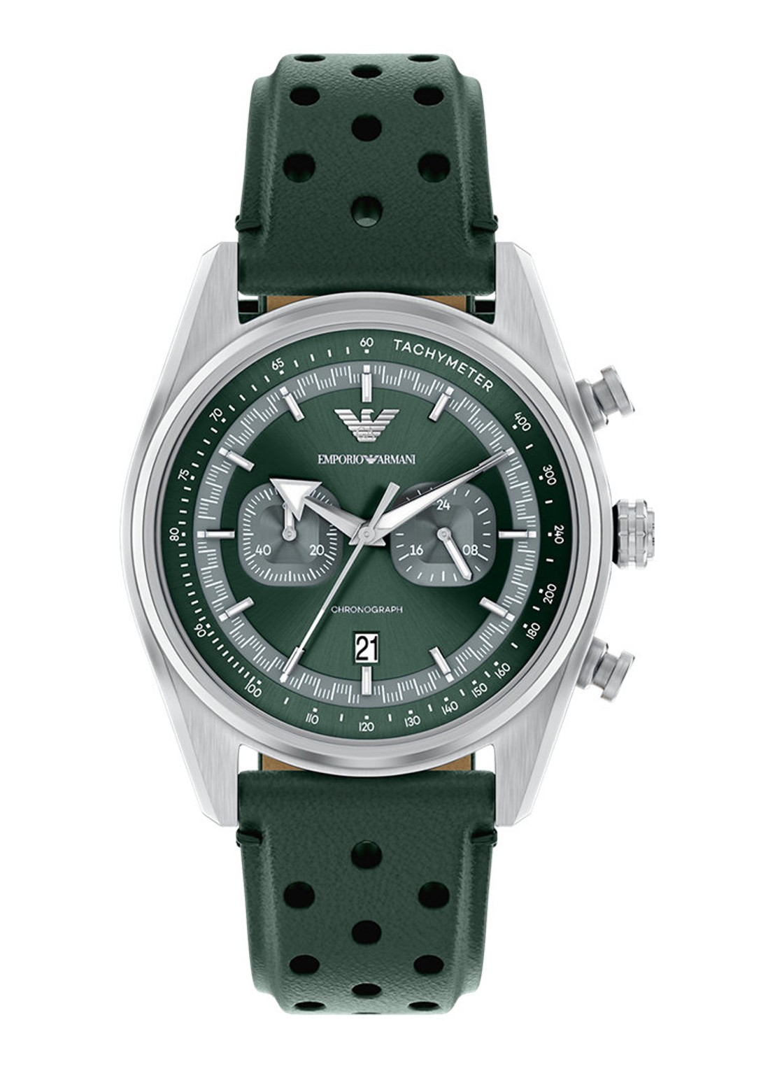 Armani Horloge AR11782 - voorkant zilver