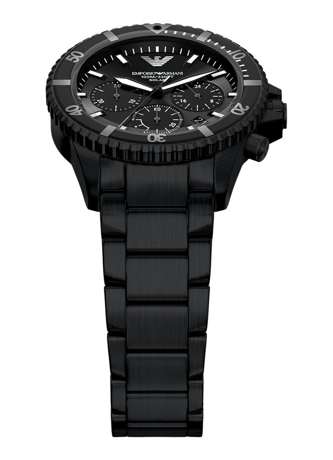 Armani Horloge AR11784 - detail 3 zwart