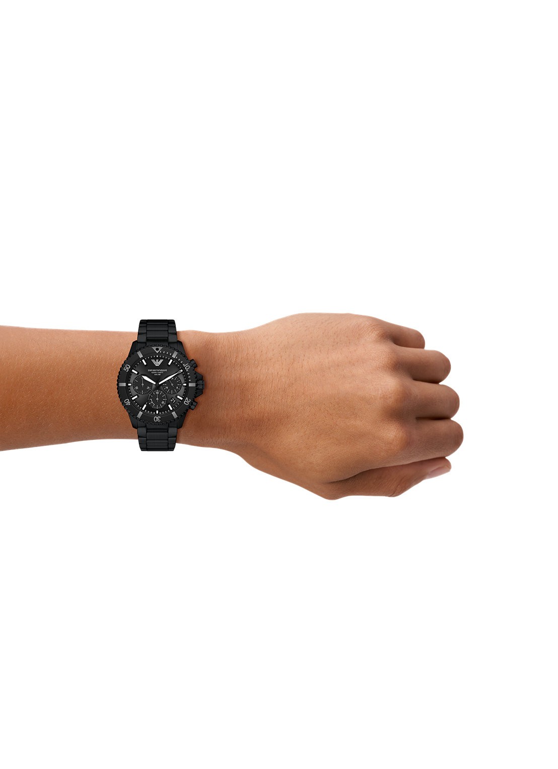 Armani Horloge AR11784 - detail 5 zwart