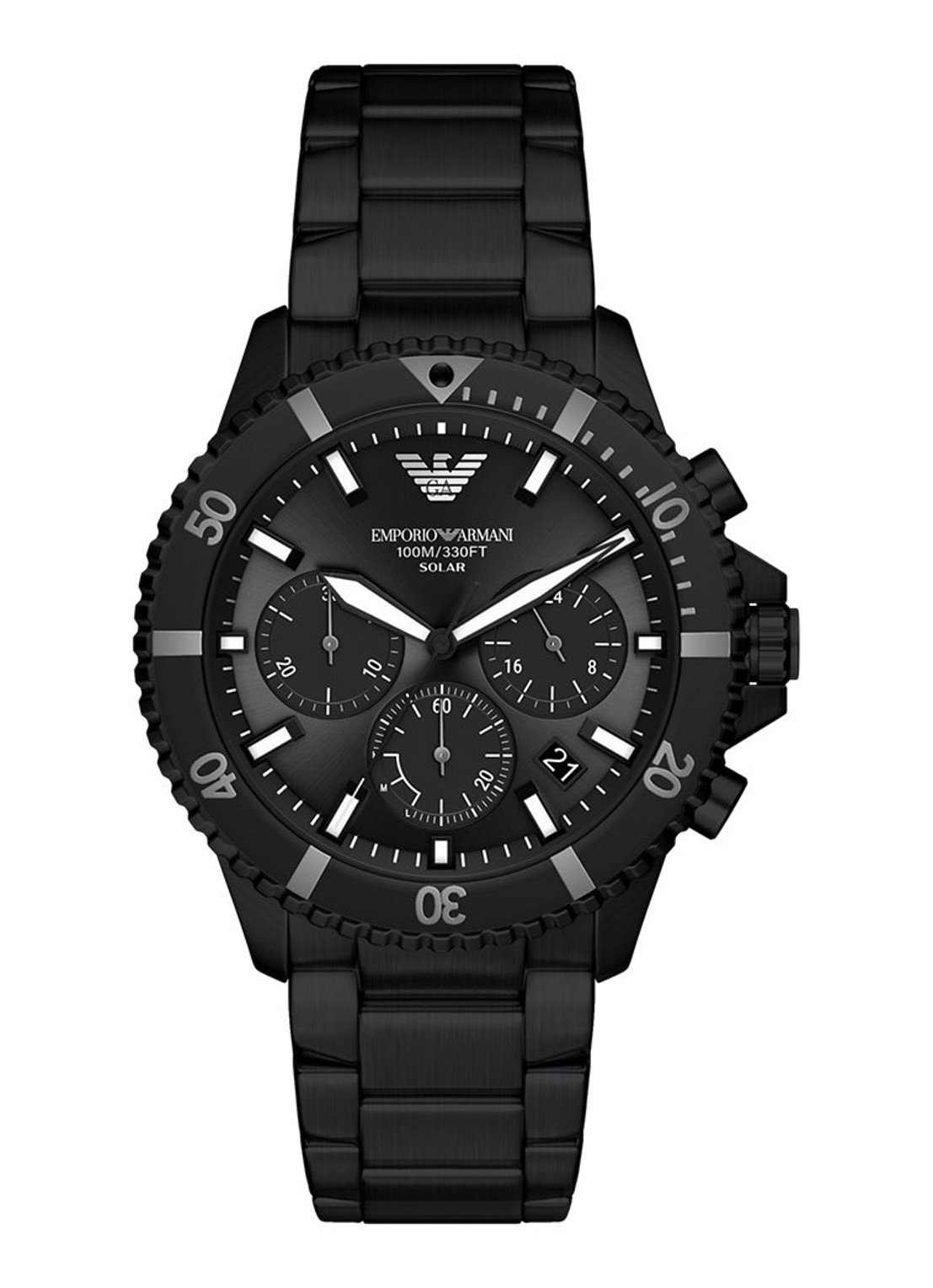 Armani Horloge AR11784 - voorkant 6 zwart