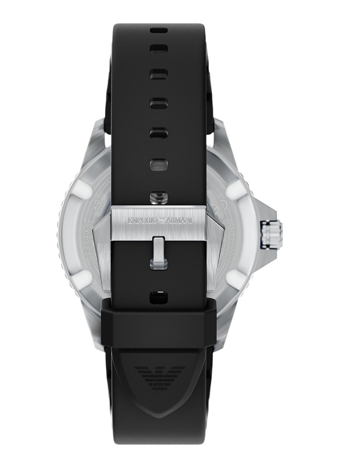 Armani Horloge AR11788 - detail 2 zilver
