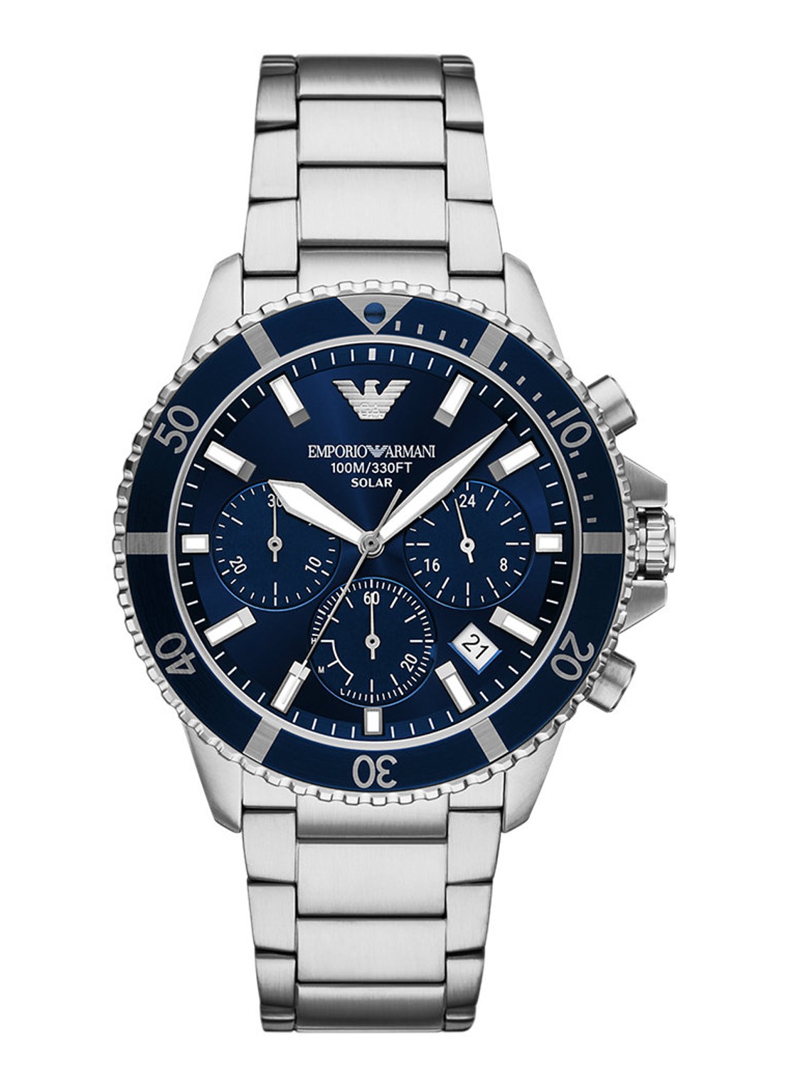 Armani Horloge AR11798 - voorkant zilver