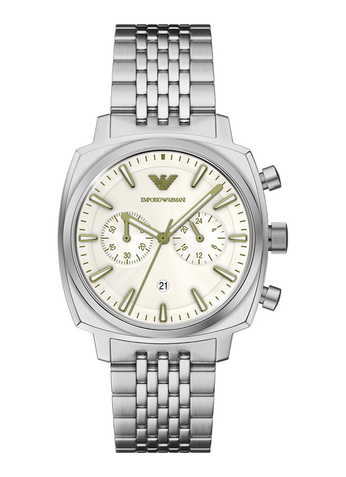 Armani Horloge AR11800 - voorkant 6 zilver