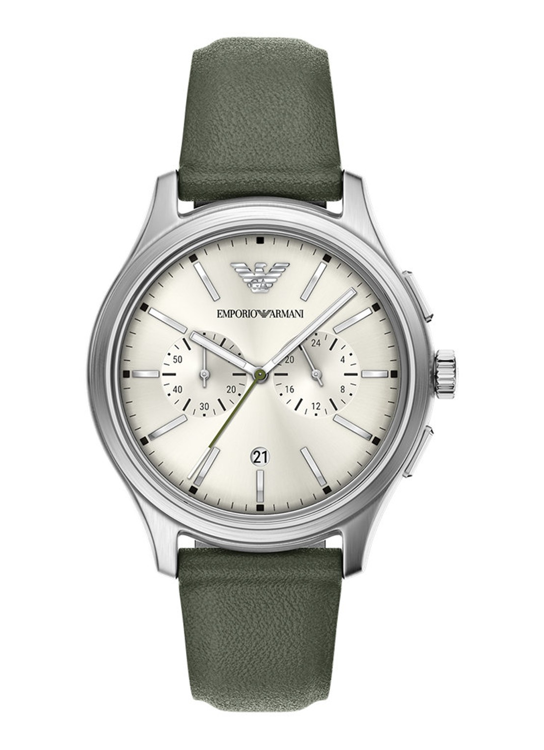 Armani Horloge AR11801 - voorkant 6 zilver