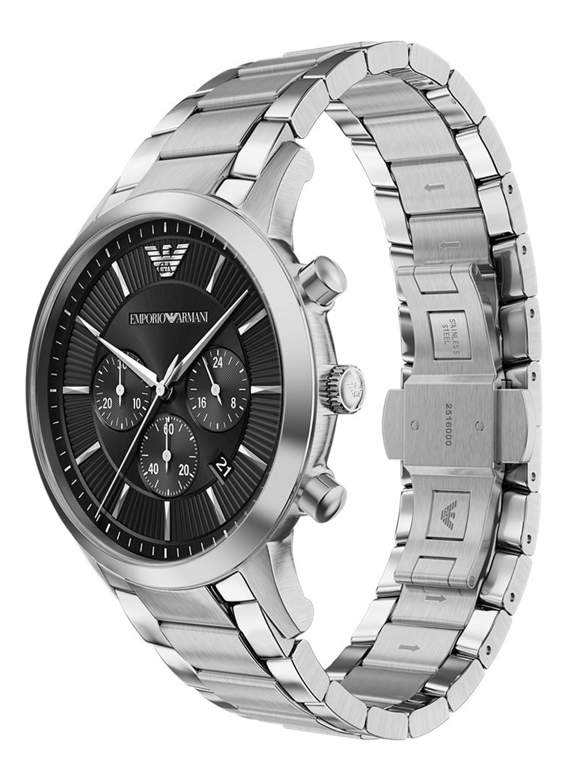 Armani Horloge AR11819 - detail 4 zilver