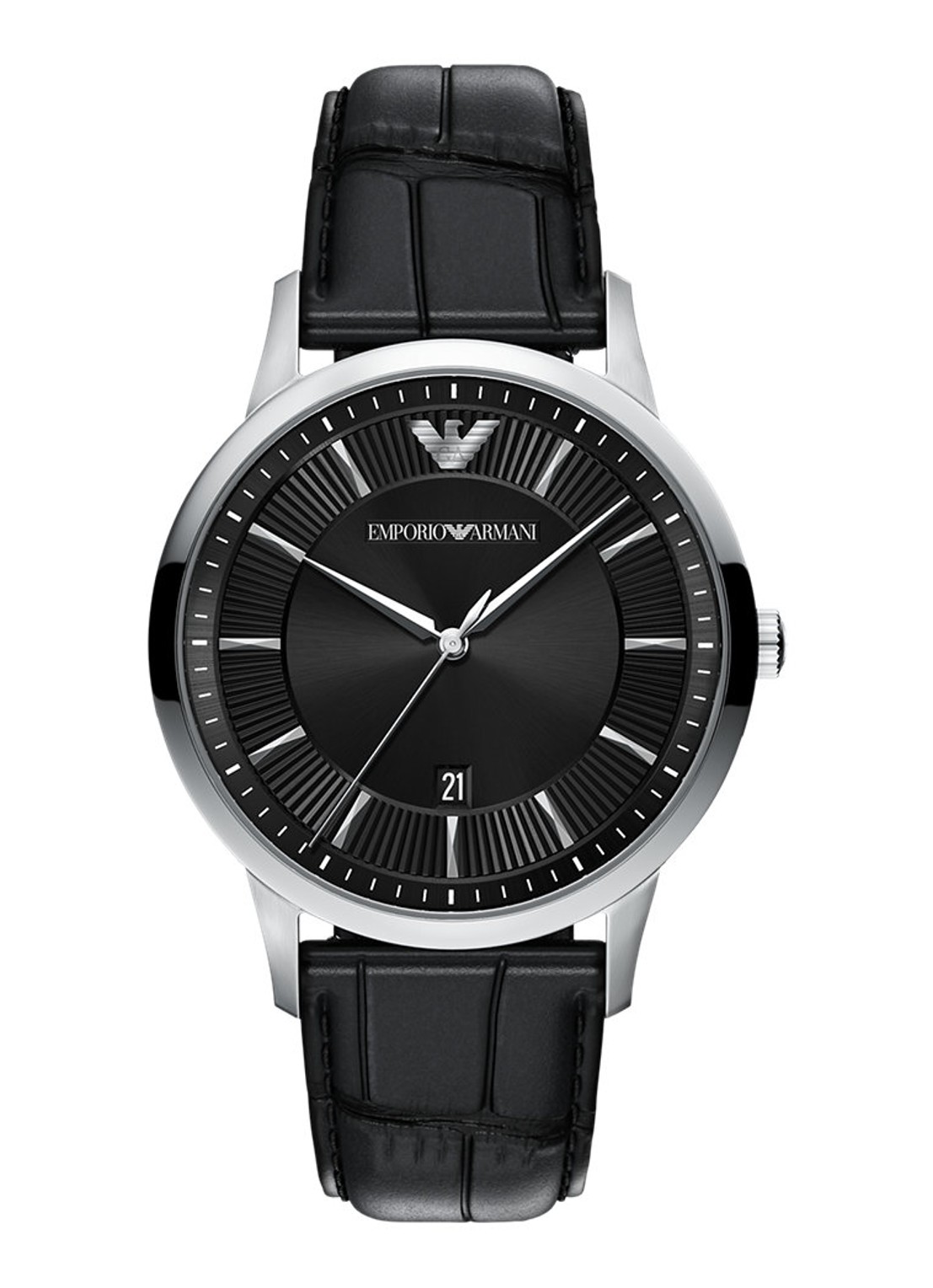 Armani Horloge AR11826 - voorkant zilver