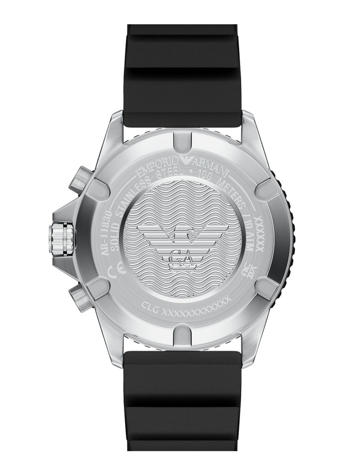 Armani Horloge AR11830 - detail 3 zilver